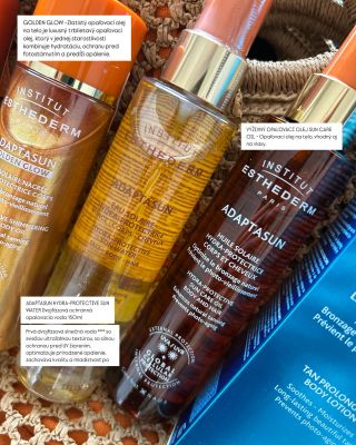 ADAPTASUN olejové textúry GOLDEN GLOW - novinka VÝŽIVNÝ OPAĽOVACÍ OLEJ DVOJFÁZOVÁ OCHRANNÁ OPAĽOVACIA VODA...