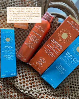 BRONZ IMPULZ SPREJ - PRÍPRAVA NA OPAĽOVANIE. Pripravuje pokožku na opalovanie tým, že stimuluje tvorbu pigmentu....